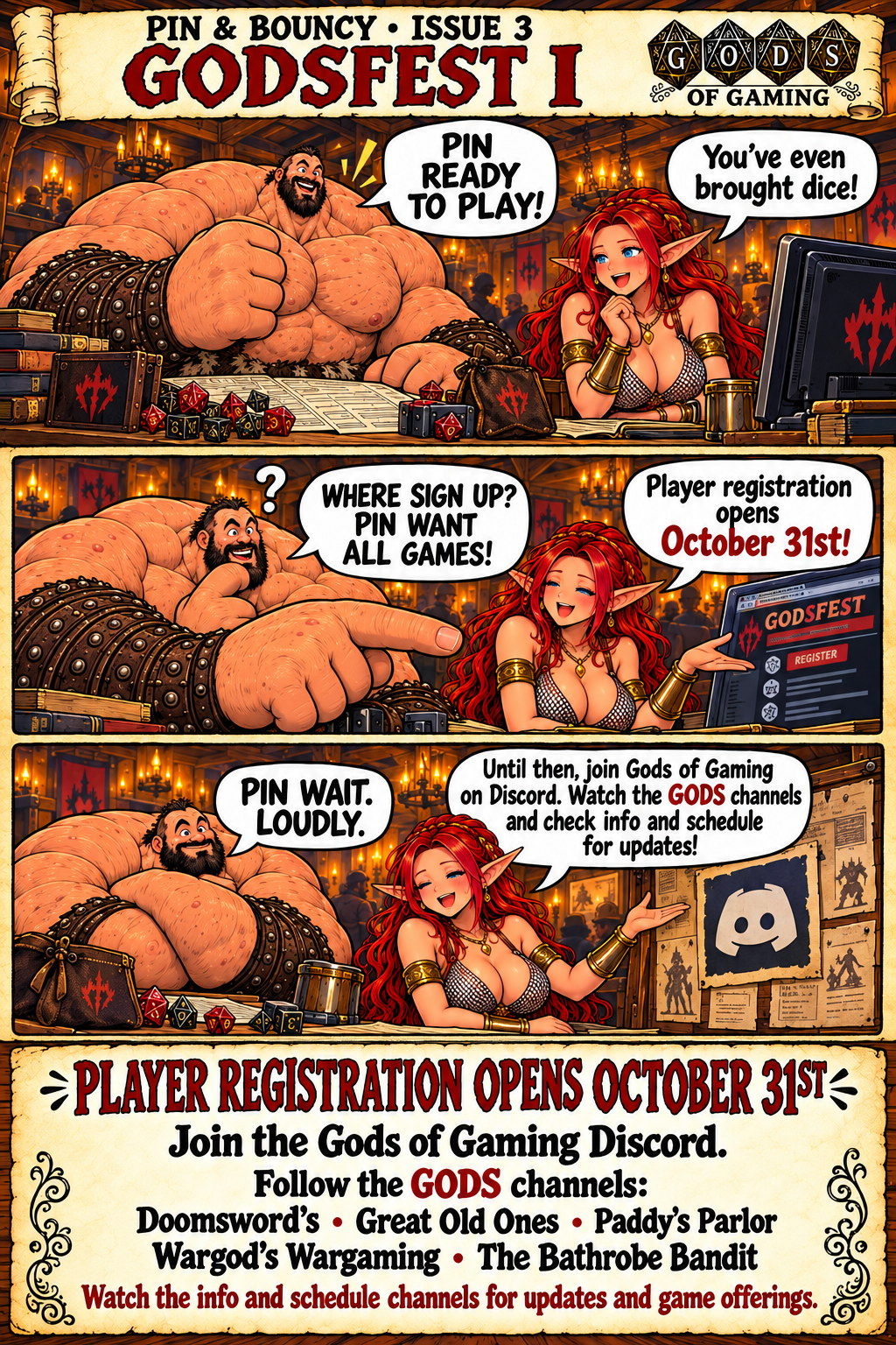 Player registration information